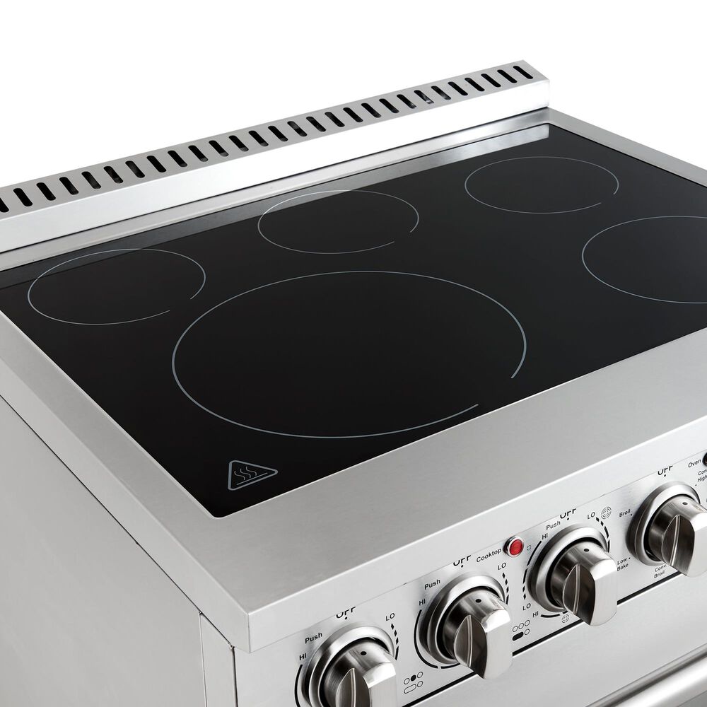 Forno Paolo 30" Freestanding Electric Range in Stainless Steel, , large