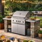 Thor Kitchen 4-Burner Built-In Gas Grill in Stainless Steel, , large