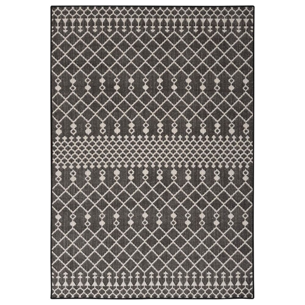 Nourison Positano Southwestern Black 4&#39; x 6&#39; Indoor/Outdoor Area Rug, , large