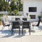Redline Creation Inc. 7-Piece Patio Dining Set in Black, , large