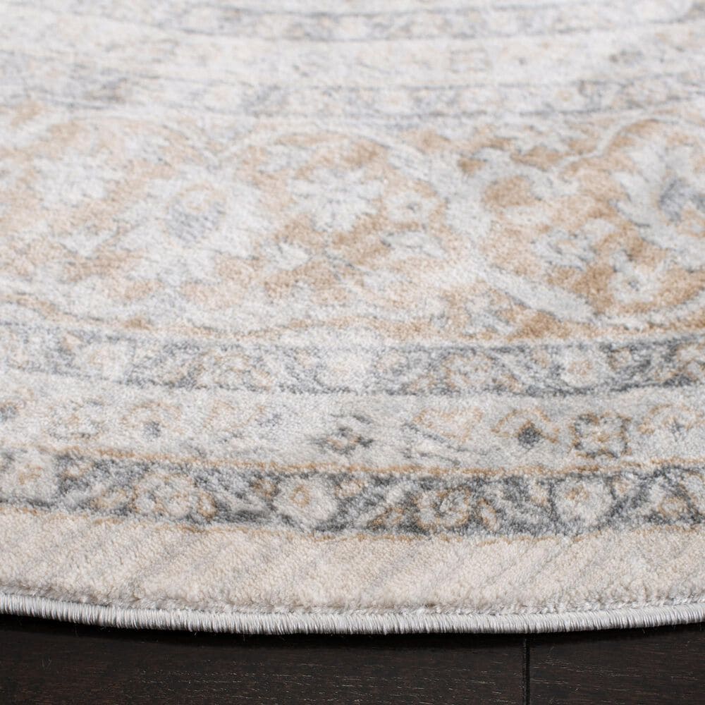 Safavieh Isabella ISA919B 6&#39;7&quot; Round Cream and Beige Area Rug, , large