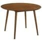 Blue River Arcadia and Azalea 5-Piece 42" Dining Set with Blue Cushion in Walnut, , large
