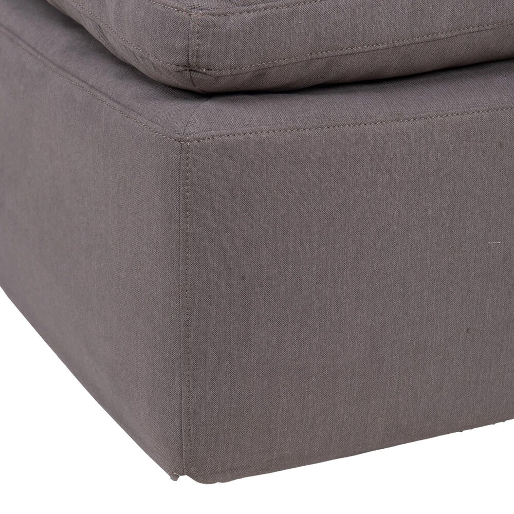 Moe&#39;s Home Collection Clay Ottoman in Grey, , large