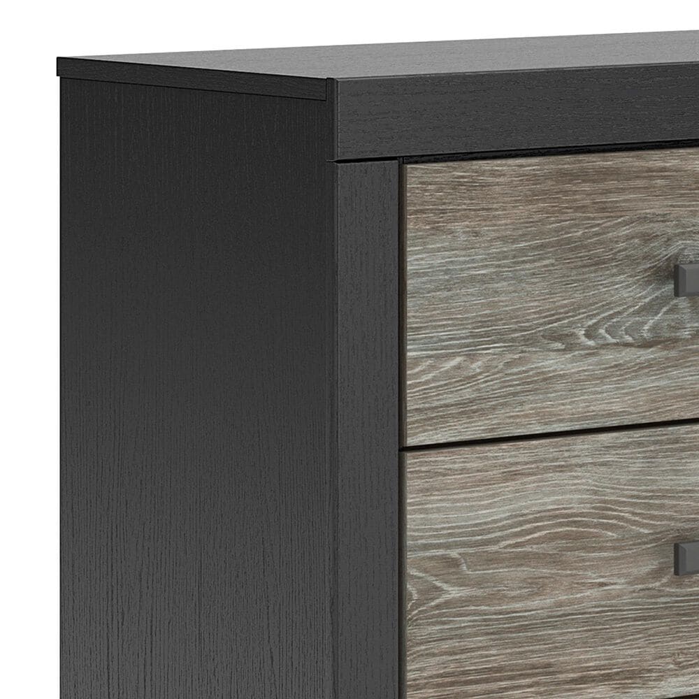 Ashley Broachmyn 5 Piece Queen Bookcase Bed Set in Black and Gray, , large