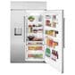 Cafe 28.7 Cu. Ft. Smart Built-in Side-by-Side Refrigerator with Dispenser in Stainless Steel, , large