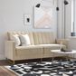 Novogratz Skylar Futon in Ivory Velvet, , large