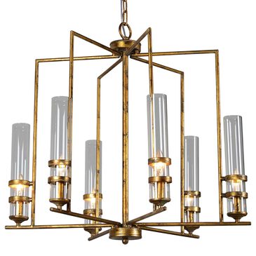 Southern Lighting Bellmeade Chandelier in Distressed Gold, , large