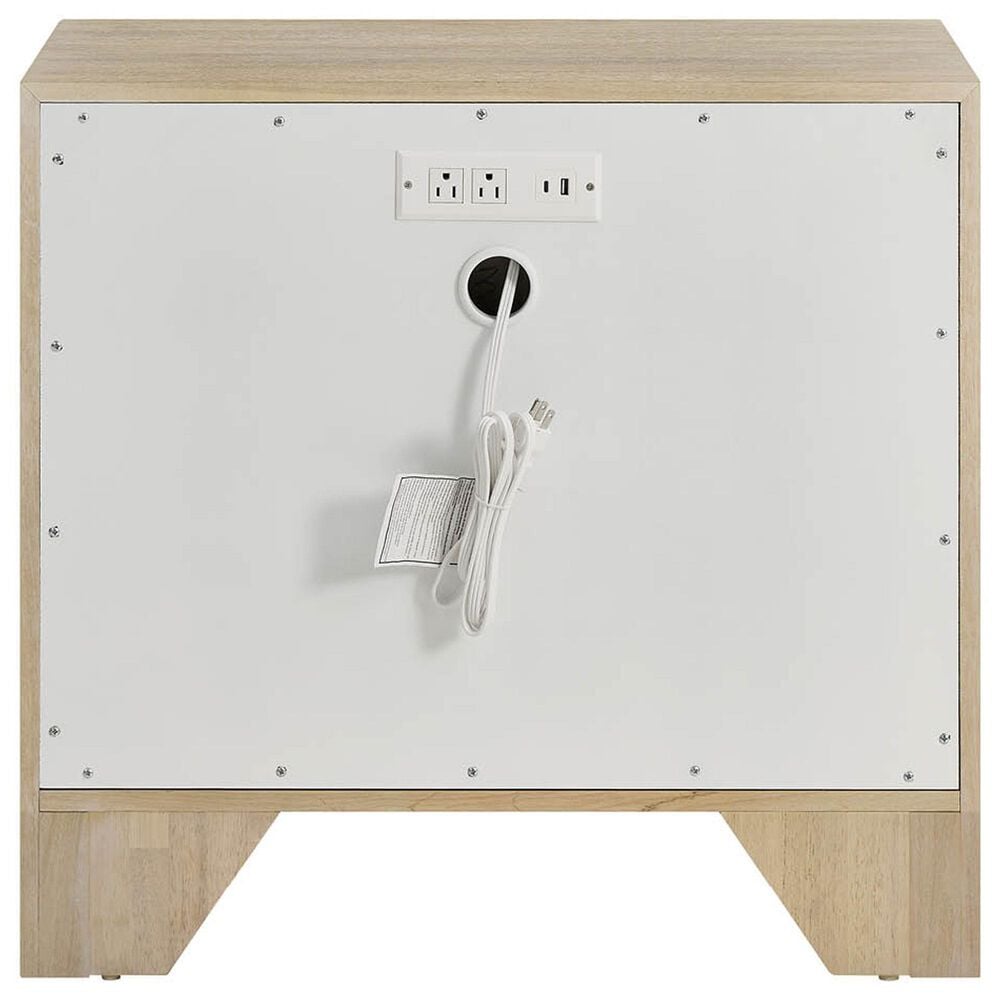 Universal Furniture Oasis Queen Platform Bed with Two Nightstands in Dockside, , large