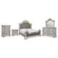 Millenium Bruchandi 5-Piece California King Panel Bedroom Set in Antique White, , large
