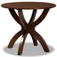 Baxton Studio Edona 5-Piece Dining Set in Grey/Walnut Brown, , large