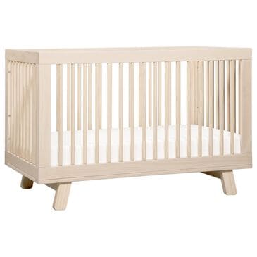 Babyletto Hudson 3-In-1 Convertible Crib and Toddler Conversion Kit in Washed Natural, , large