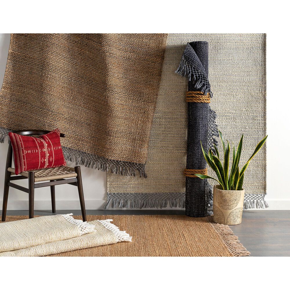 Surya Southampton 8&#39; x 10&#39; Tan, Charcoal and Medium Gray Area Rug, , large