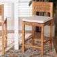 Baxton Studio Pava Counter Stool in Honey, , large