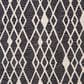 Safavieh Micro-Loop MLP157H 2"3" x 7" Charcoal and Ivory Runner, , large