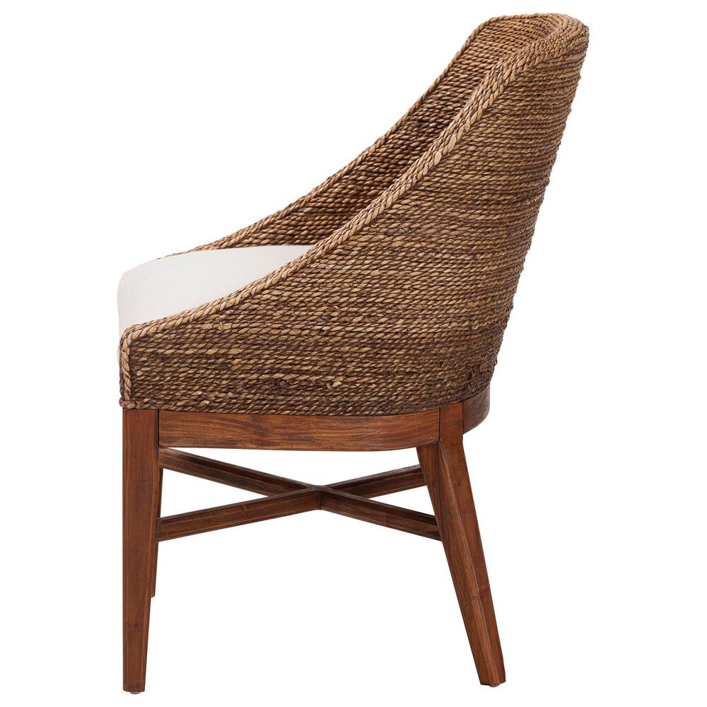Baxton Studio Jasper Side Chair in Brown Wash, , large