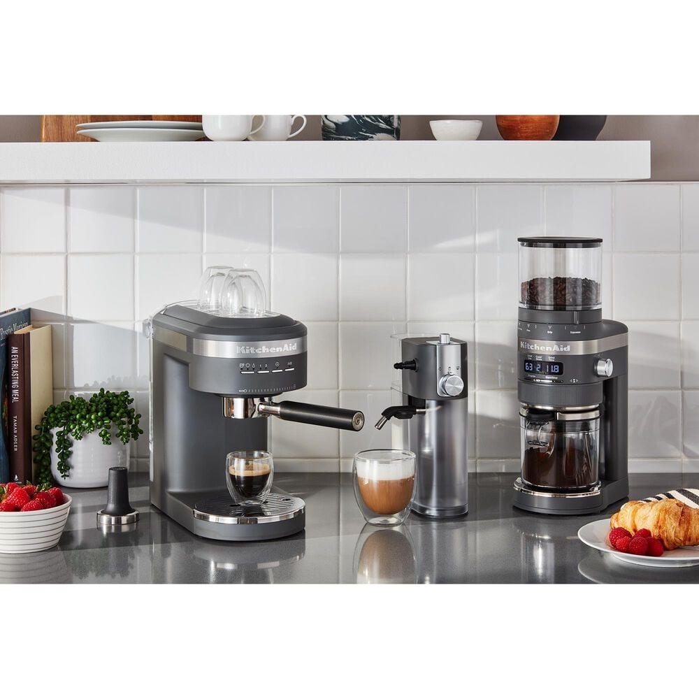  KitchenAid Espresso Machine & Milk Frother, Black Matte: Home &  Kitchen