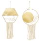 Novogratz Contemporary Wall Mirror in Polished Gold (Set of 2), , large