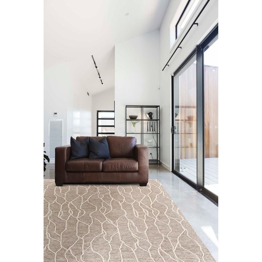 Feizy Enzo 9&#39;6&quot; x 13&#39;6&quot; Ivory and Gray Area Rug, , large