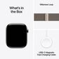 Apple Watch Series 11 (GPS+Cellular) 46mm Titanium Case with Milanese Loop - M/L in Natural and 2-Year AppleCare+, , large