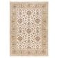 Oriental Weavers Maharaja Dakota 5091W 7"10" x 10"10" Ivory and Gold Area Rug, , large