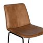 Home Trends & Design Essex Morgan Counter Stool with Taupe Cushion in Black, , large