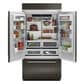 KitchenAid 24.2 Cu. Ft. Built-in French Door Refrigerator with Platinum Interior Design, , large