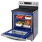 LG 6.3 cu ft. Smart Wi-Fi Enabled Electric Range with EasyClean in Stainless Steel, , large