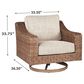 Ashley Beachcroft Sofa and Swivel Lounge Set in Beige, , large
