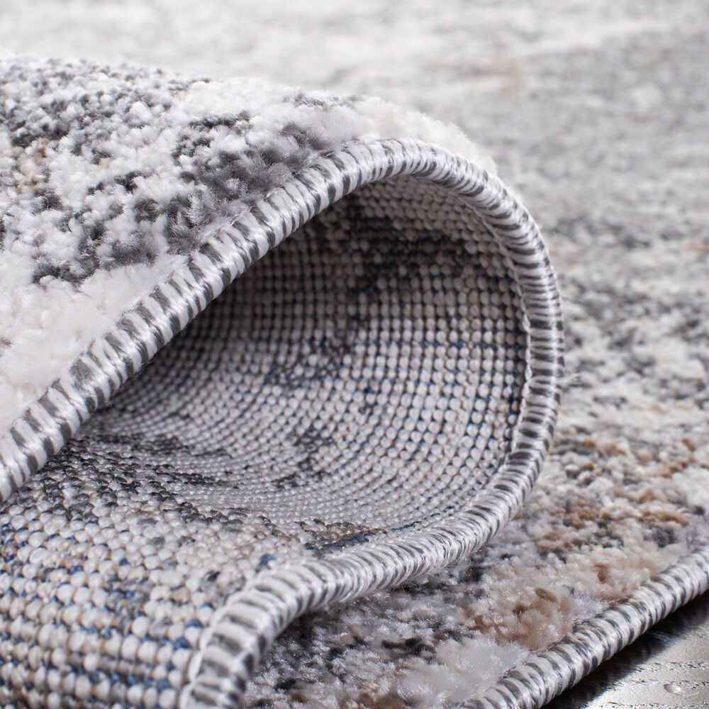 Safavieh Aston ASN715 8&#39; x 10&#39; Light Grey and Grey Area Rug, , large