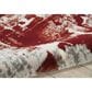 Nourison Maxell MAE14 5"3" x 7"3" Ivory and Red Area Rug, , large