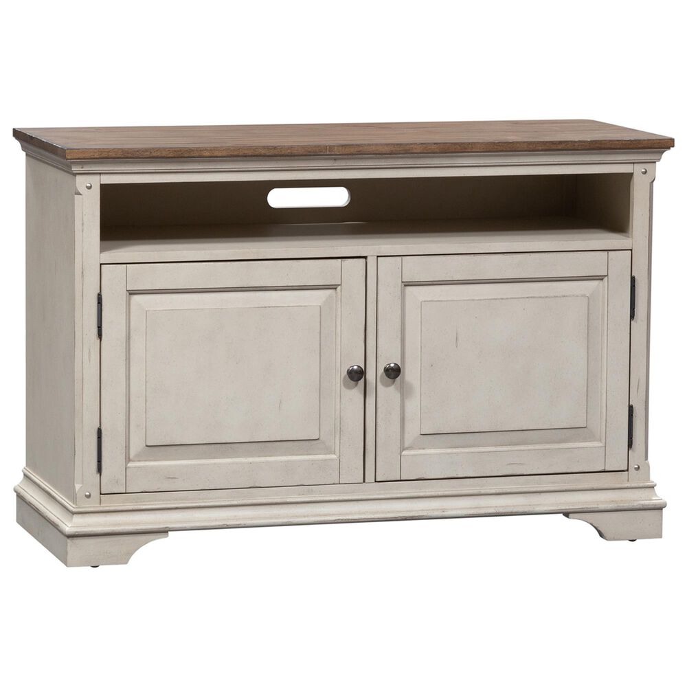 Belle Furnishings Morgan Creek 46" TV Console in White, , large