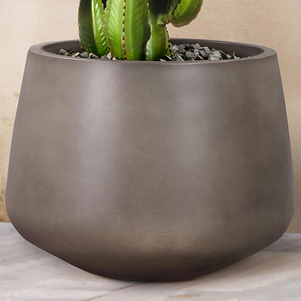 Blue River Amethyst Medium Patio Planter in Gray, , large