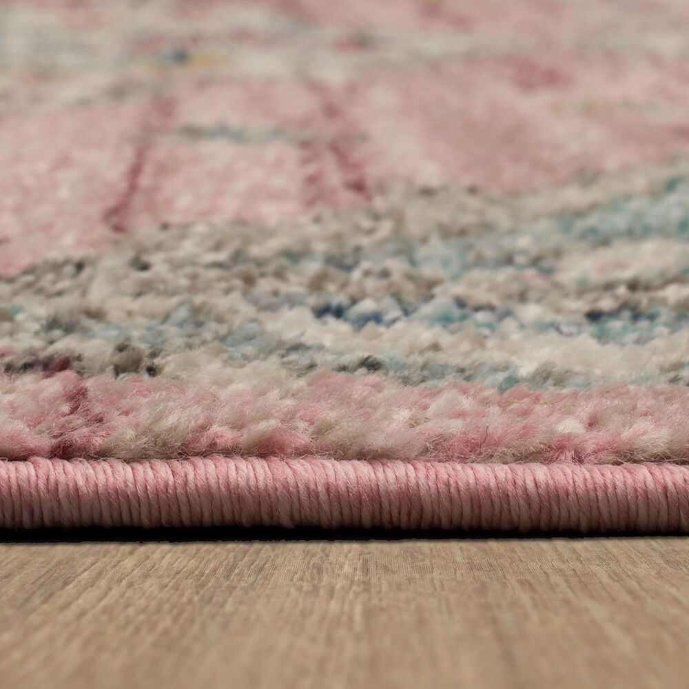 Mohawk R1113 Whimsy 5' 3" X 8' Pink Area Rug, , large