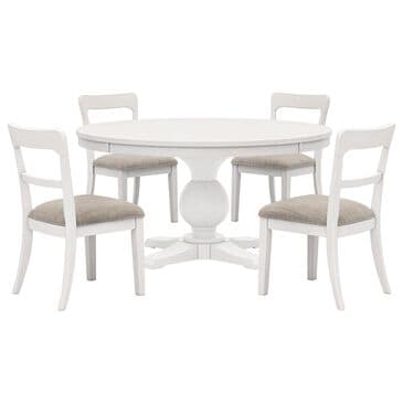 Ashley Greddinton 5-Piece Round Dining Set in White, , large