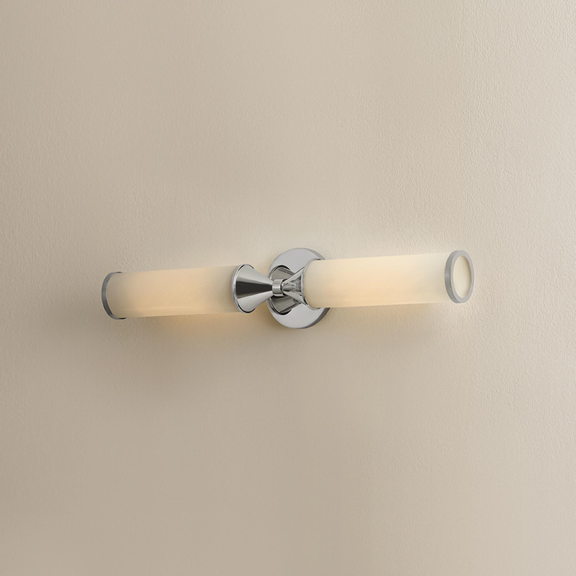 Mitzi Lighting Zinnia 2-Light Wall Sconce in Polished Nickel