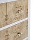 James Martin Vanities Olena 48" Single Vanity in Light Mappa Burl and Polished White with 3 cm White Zeus Quartz Top, , large