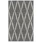Momeni River RIV-1 3"6" x 5"6" Black Area Rug, , large