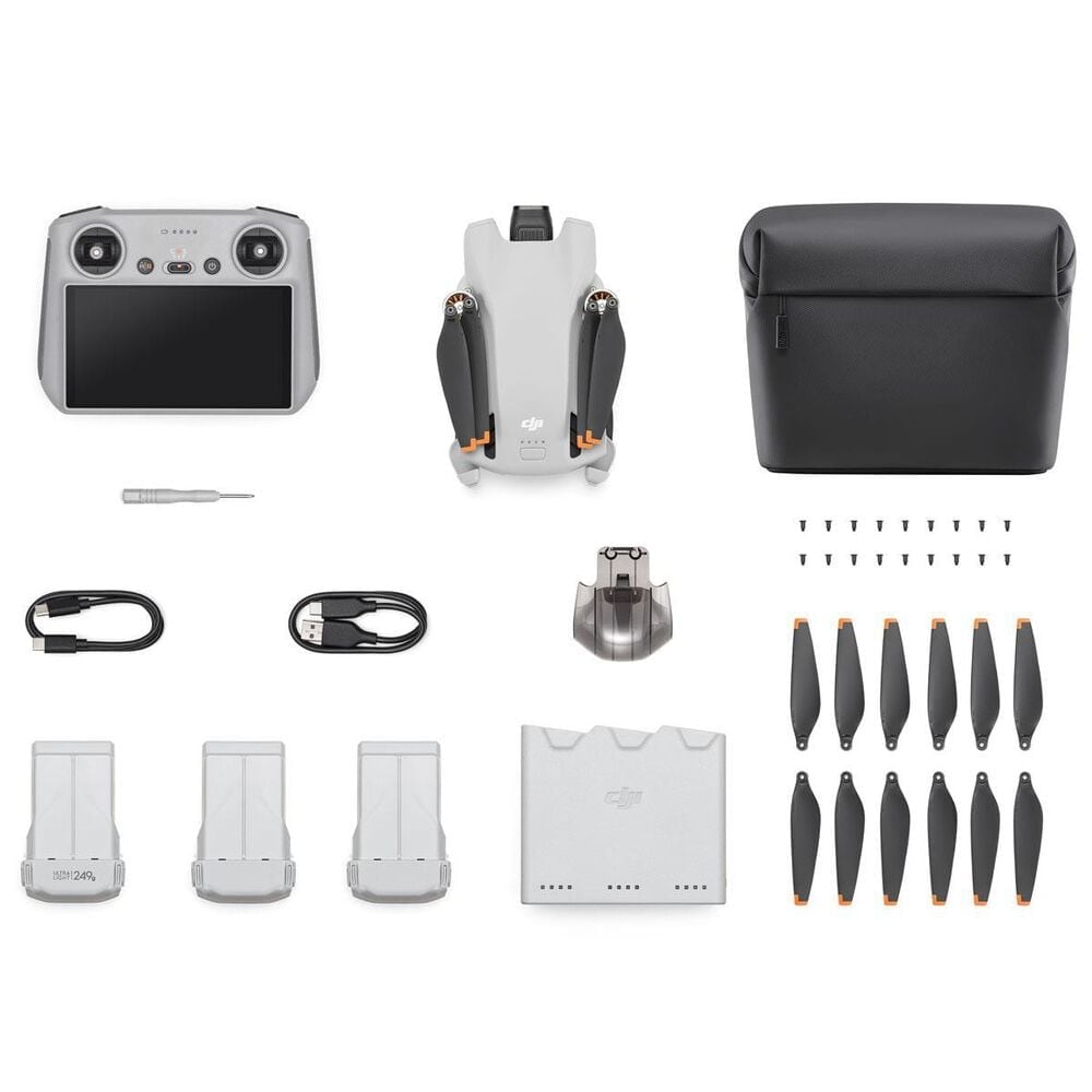 DJI Mini 3 with RC Smart Controller and Fly More Kit in Gray, , large