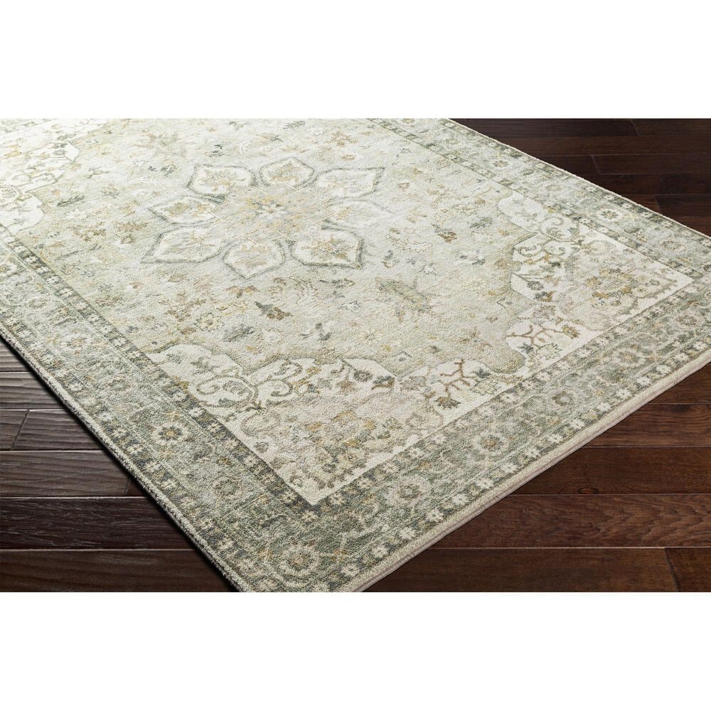 Surya Erin 5&#39; x 7&#39;6&quot; Cream, Sage, Gray, Tan and Khaki Area Rug, , large