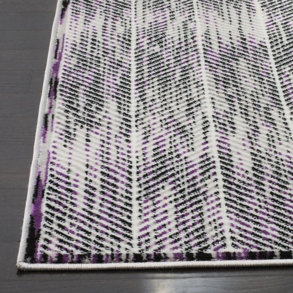 Safavieh Skyler SKY194R 5&#39;1&quot; x 7&#39;6&quot; Gray and Purple Area Rug, , large