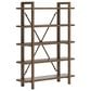Ashley Roanhowe 2-Piece Desk and Bookcase Set in Brown Oak, , large