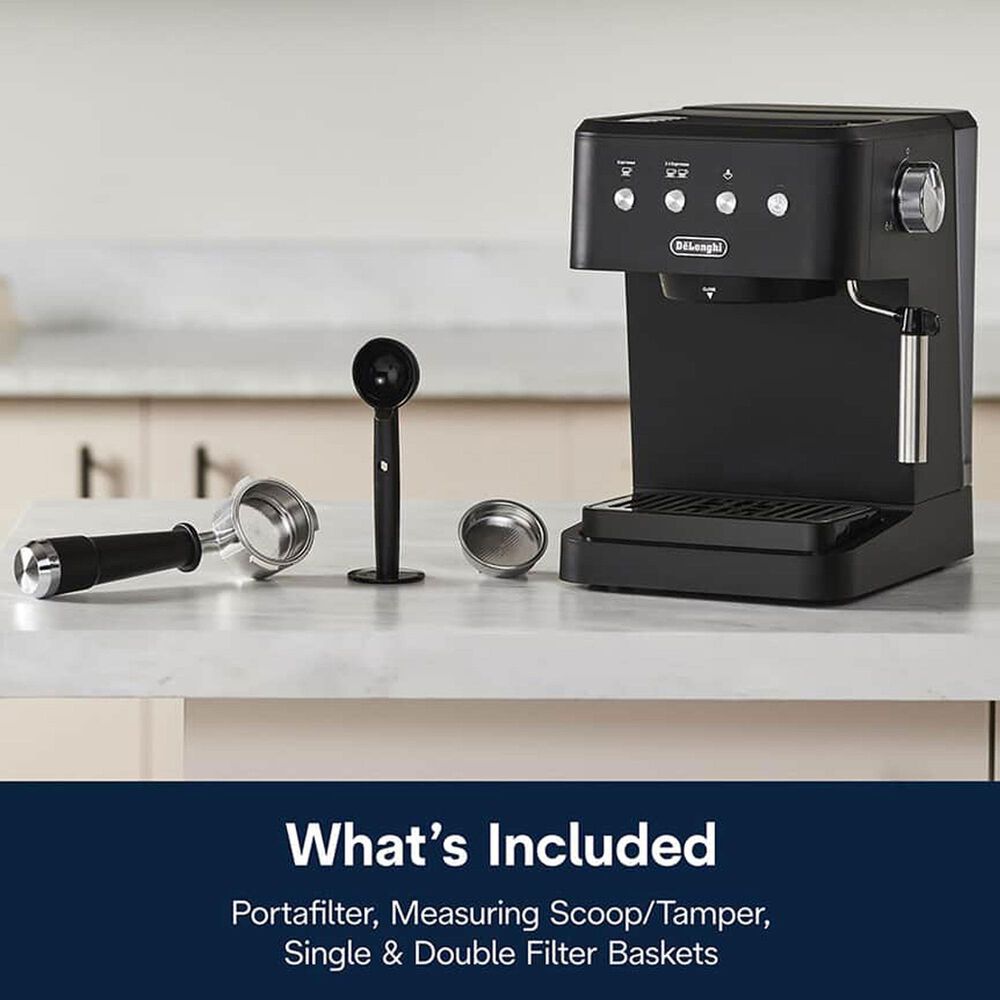 DeLonghi Classic Espresso Machine in Black, , large