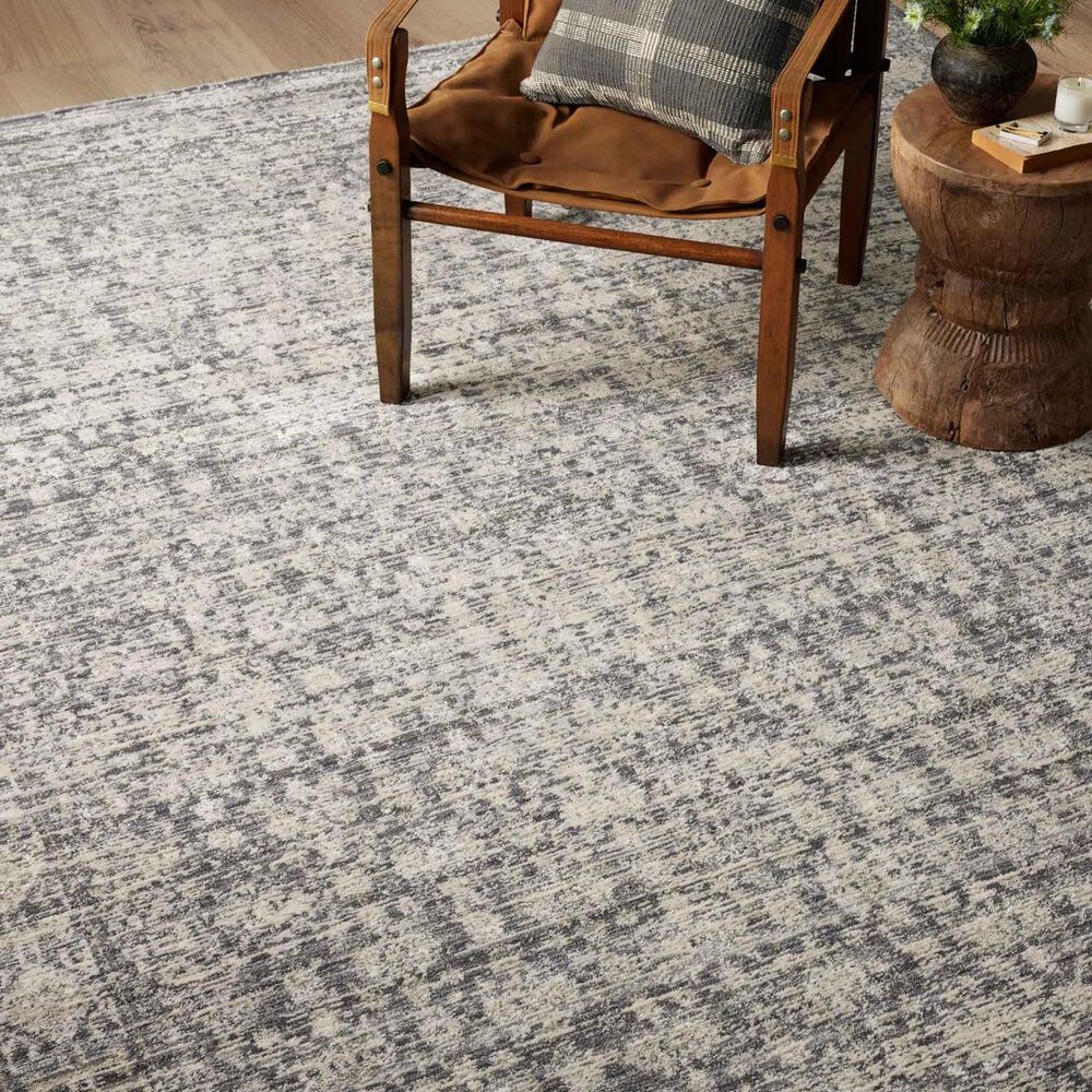 Amber Lewis x Loloi Alie 11&#39;6&quot; x 15&#39;7&quot; Charcoal and Dove Area Rug, , large