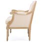 Baxton Studio Chavanon Stationary French Loveseat in Light Beige, , large
