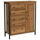 Hawthorne Furniture Norcross 5 Piece King Panel Bedroom Set in Hickory, , large