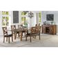 Golden Wave Furniture Darby 3-Drawer Sideboard in Acorn Brown, , large