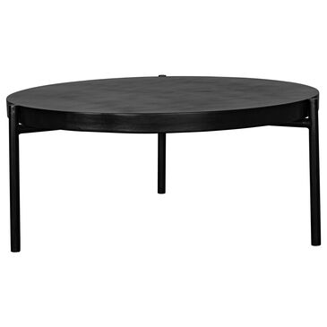 Moe"s Home Collection Mendez Round Coffee Table in Black - Table Only, , large