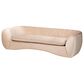 Baxton Studio Adanna Stationary Sofa in Champagne Beige Velvet, , large