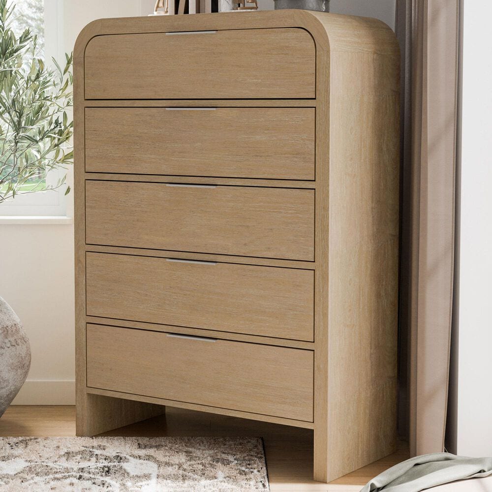 Furniture of America Hayes 5-Drawer Chest in Natural, , large