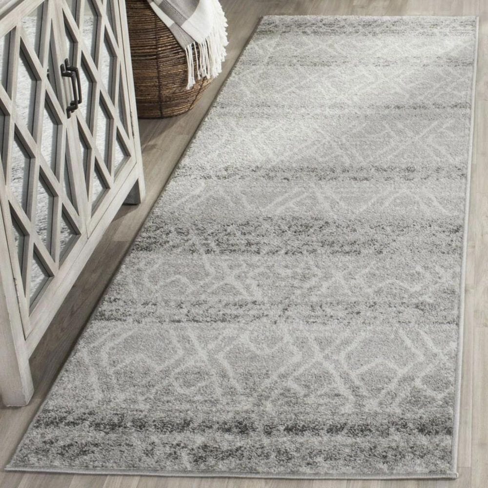 Safavieh Adirondack ADR124B 2&#39;6&quot; x 12&#39; Silver and Ivory Runner, , large